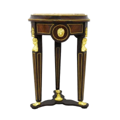 Mesa Auxiliar Egipcia Estatueta Bronze Marmore na internet