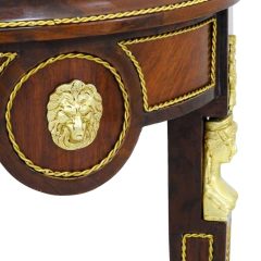 Mesa Auxiliar Egipcia Estatueta Bronze Marmore - comprar online