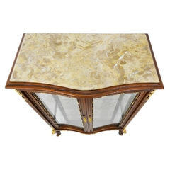 Cristaleira Vitrine Luiz Xv 02 Portas Madeira Imbuia - comprar online