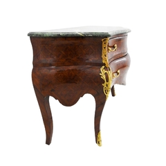 Cômoda Bombê Pernas Cabriolet Ornamentos Latão Maciço Luxo - LUXdécor