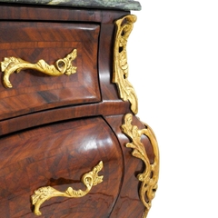 Cômoda Bombê Pernas Cabriolet Ornamentos Latão Maciço Luxo na internet