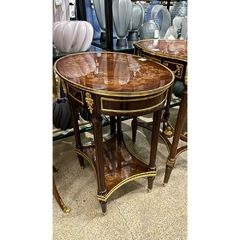Mesa Auxiliar Oval Luiz XVI Francesa Alto Padrão - comprar online