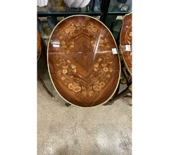 Mesa Auxiliar Oval Luiz XVI Francesa Alto Padrão na internet