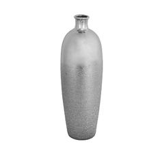 Vaso Grande Ceramica Prata Design Contemporaneo - LUXdécor