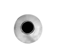 Vaso Grande Ceramica Prata Design Contemporaneo - loja online