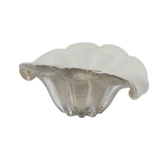 Vaso Decorativo Murano Italiano Borda Aberta Luxo