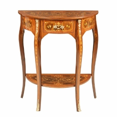 Mesa Canto Meia Lua Luís Xv Ornamental Francês Linha Rococó
