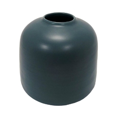 Vaso Decorativo Azul Escuro Menor Ceramica Nobre Alto Padrão