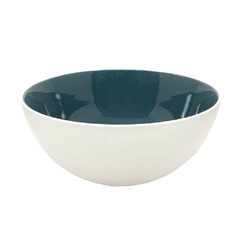 Vaso Ceramica Branca Tradicional Interior Preto Fino Acabamento