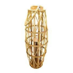 Lanterna Decorativa em Rattan Alta Acabamento Artesanal