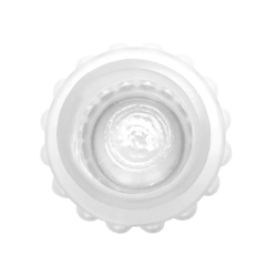 Vaso Decorativo Cristal Detalhes Relevo Bolha - comprar online