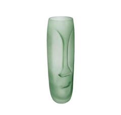 Vaso Cristal Rosto em Relevo Alta Decoração Impecavel - comprar online