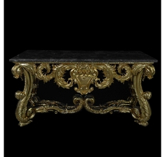 Aparador Classico Deslumbrante Entalhes Folha De Ouro - comprar online