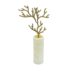 Enfeite Decorativo Escultura Arvore Metal Dourado na internet