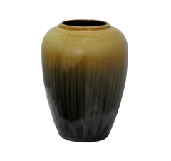 Vaso Ceramica Nobre Amarelo Preto Design Contemporaneo na internet
