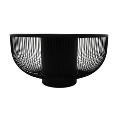 Mesa De Centro Total Black Metal E Vidro Design - comprar online