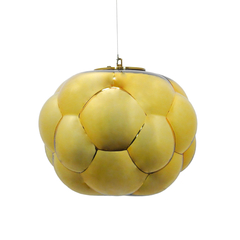 Lustre Pendente Metal Cristal Metálico Moderno