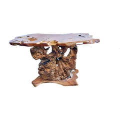 Aparador Mesa Hall Madeira Natural Maciça Tronco - comprar online