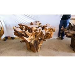 Mesa Tronco I Area Externa Rustica Madeira Natural - comprar online