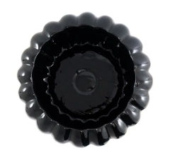 Imagem do Vaso Centro De Mesa Cerâmica Nobre Preta Abóbora
