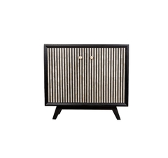 Cômoda Buffet Madeira Revest. Osso Puxadores Chifre - comprar online