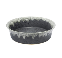 Vaso Centro De Mesa Redondo Ceramica Cinza - comprar online