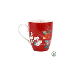 Par De Canecas Porcelana Vermelho Graciosa - comprar online