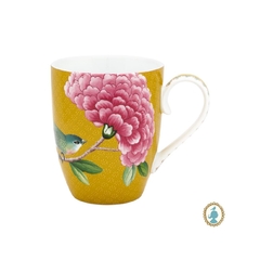 Conjunto 06 Canecas Amarela Passarinho E Flor na internet