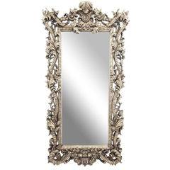 Espelho Classico Europeu Todo Entalhado Vertical Impecavel - comprar online