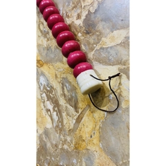 Pincel Decorativo Cabo Em Osso Vermelho - loja online