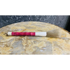 Pincel Decorativo 33cm Cabo em Osso Fino acabamento - LUXdécor
