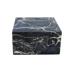 Caixa Decorativa Madeira Marmorizada Black Maior na internet