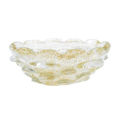 Imagem do Centro De Mesa Murano Transp. C Pigmentos Ouro