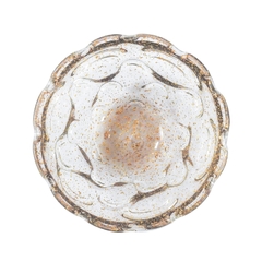 Centro De Mesa Murano Transp. C Pigmentos Dourados - comprar online