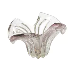 Vaso Murano Maior Decorativo Lapidados Moderno Luxo