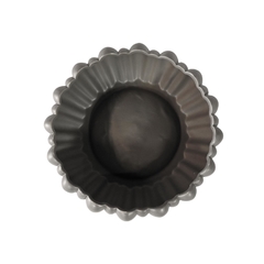 Vaso Fruteira Ceramica Nobre Moranga Cinza Escuro - comprar online