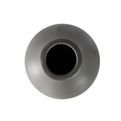 Vaso Decorativo Finos Traços Modernos Ceramica Cinza Luxo - comprar online