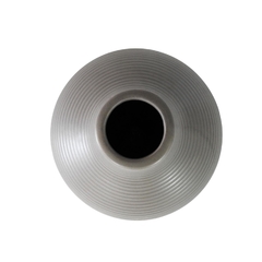 Vaso Decoração Moderna Ceramica Nobre Cinza Escuro - comprar online