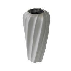 Vaso Decoração Moderna Maior Ceramica Nobre Chumbo
