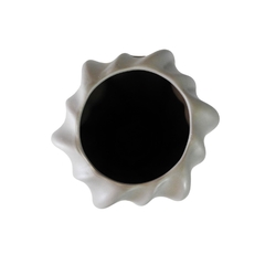Vaso Decoração Moderna Maior Ceramica Nobre Chumbo - comprar online