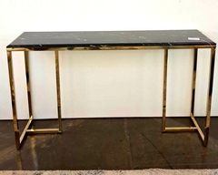 Aparador Metal Dourado Tampo De Mármore Design Moderno Luxo