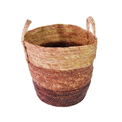 Conj. 03 Cestos De Rattan Em Fibra Natural na internet