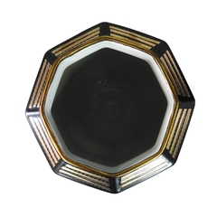 Vaso Porcelana Black Rico Em Detalhes Oriental - comprar online