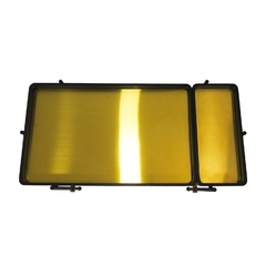 Mesa Auxiliar Design Industrial Metal Dourado na internet