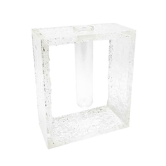 Castiçal Decorativo Cristal Incolor Fino Acabamento