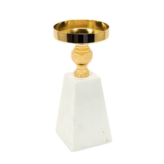Castiçal Metal Design Contemporaneo Luxuoso