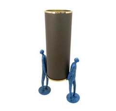 Vaso Enfeite Escultura Carregando Vaso Decorativo Luxo