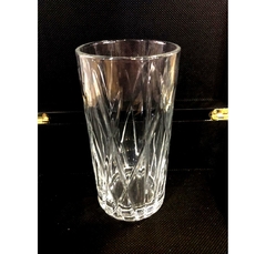 Jg de Copos Long Drink Cristal Grosso Lapidados Modernos - LUXdécor