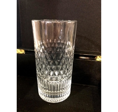 Jg De Copos Long Drink Cristal Grosso Lapidados Nobres na internet