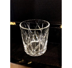 Jg De Copos Whisky Cristal Grosso Lapidados Modernos - LUXdécor